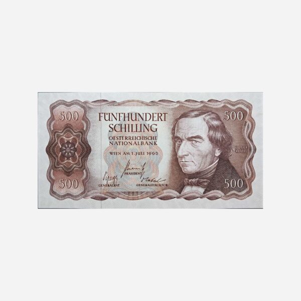 Austria 500 Schilling 1965 Unc