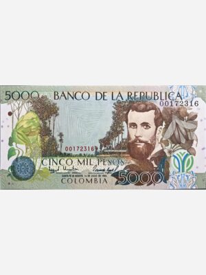 Colombia 5000 Pesos 1995