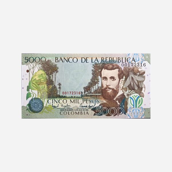 Colombia 5000 Pesos 1995