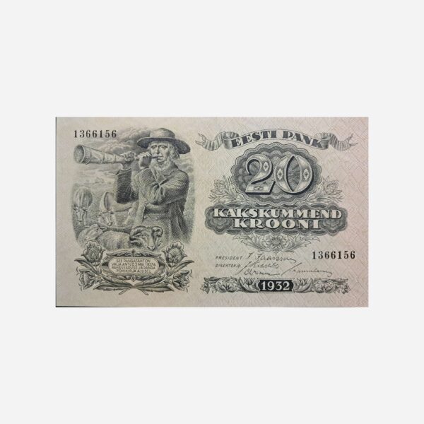 Estonia 20 Kronni 1932 Unc