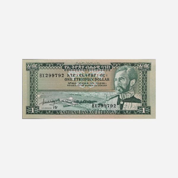 Ethiopia 1 Dollar 1966 Unc