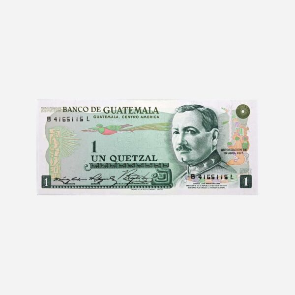 Guatemala 1 Quezal 1981 Unc
