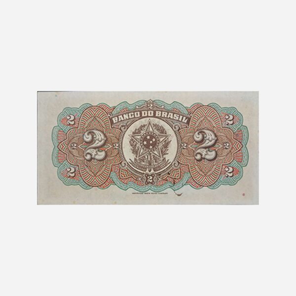 Brasil 2 Mil Reis 1923 Unc