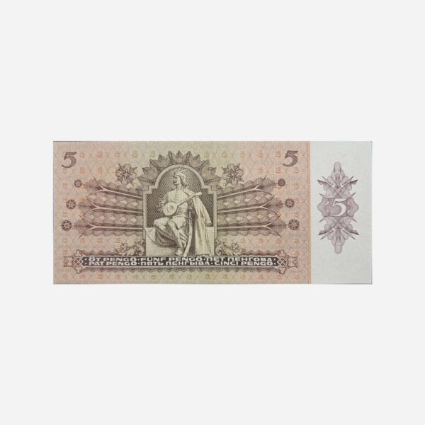 Hungary 5 Pengö 1939 Unc