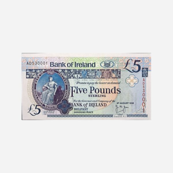 North Ireland 5 Pounds 1998 Unc
