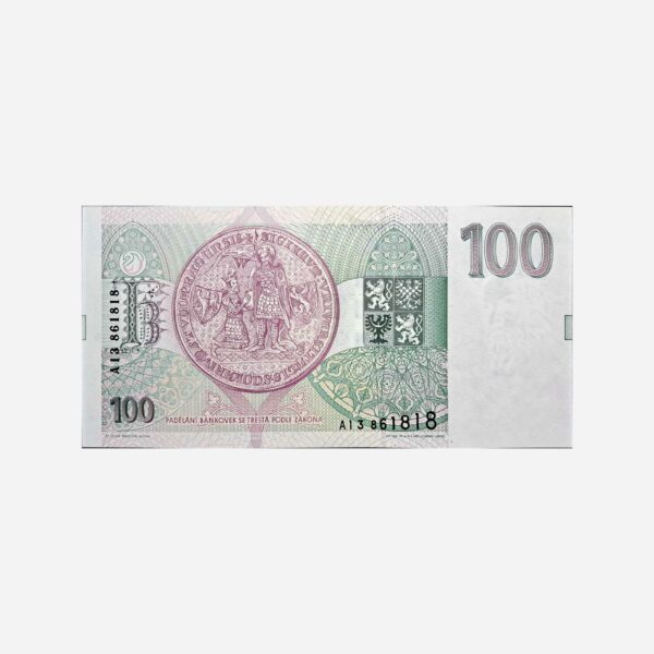 Czech Republik 100 Korun 1993 Unc
