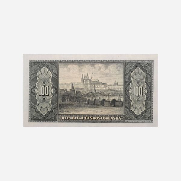 Czechoslovakia 100 Korun 1945 Unc