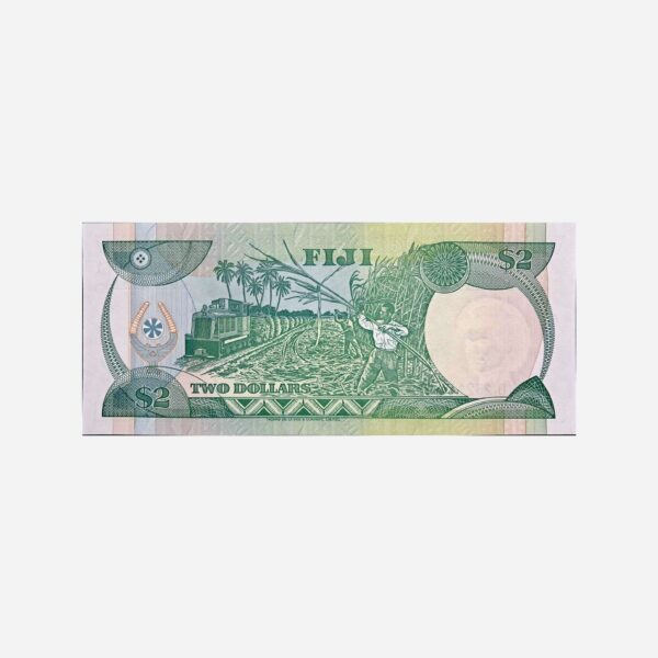 Fiji 2 Dollars 1995 Unc