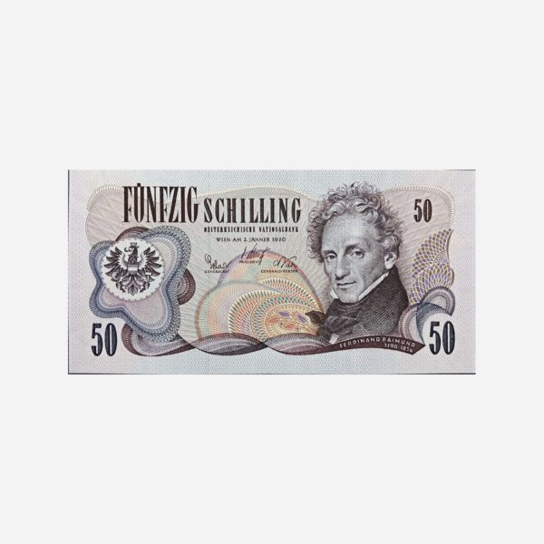 Austria 50 Schilling 1970 Unc