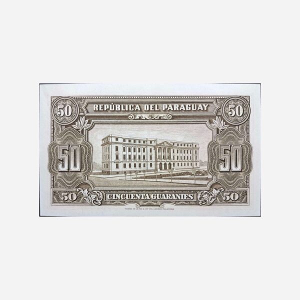 Paraguay 50 Guaranies 1952 Unc