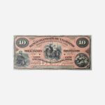 Argentina 10 Pesos 1869 Unc