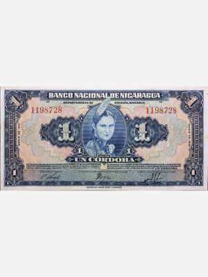 Nicaragua 1 Cordoba 1941 Unc
