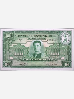 Paraguay 100 Guaranies 1952 Unc