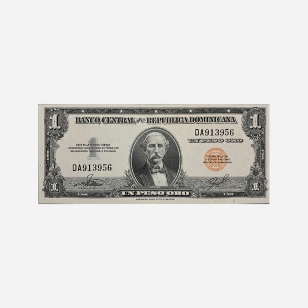 Domenican Republik 1 Peso 1956 Unc