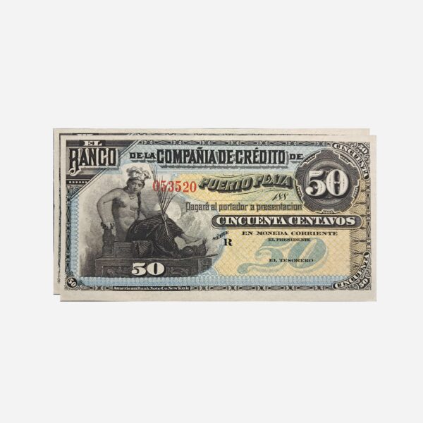 Domenican Republik 50 Centavos 1880-89 Unc