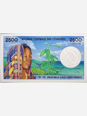 Comoren 2500 Francs 1997 Unc