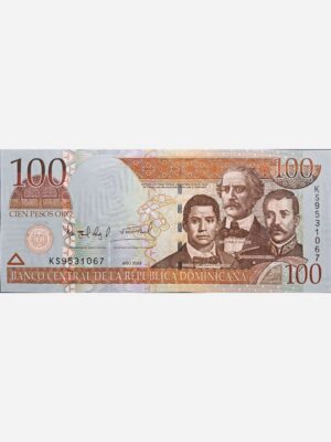 Domenican Republik 100 Pesos 2004 Unc