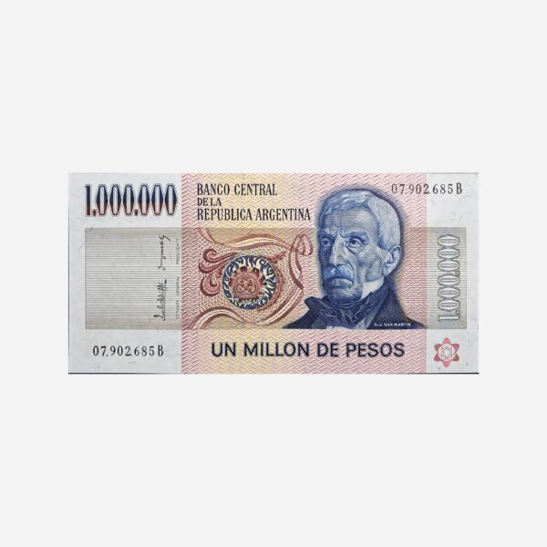Argentina 1.Mio Pesos 1981-83 Unc