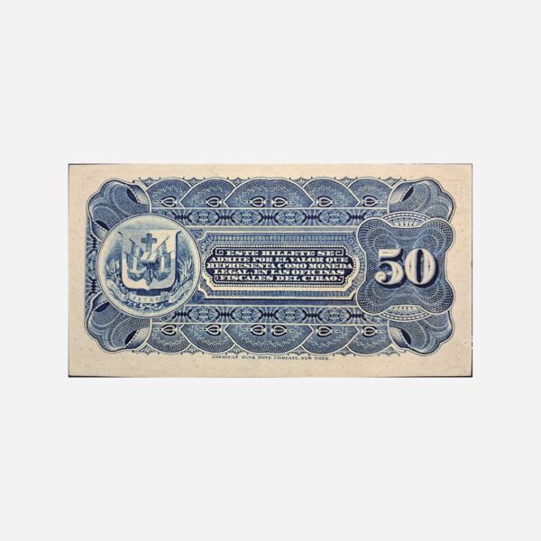 Domenican Republik 50 Centavos 1880-89 Unc