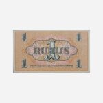 Latvia-Riga 1 Rublis 1919 Pmg 66 EPQ