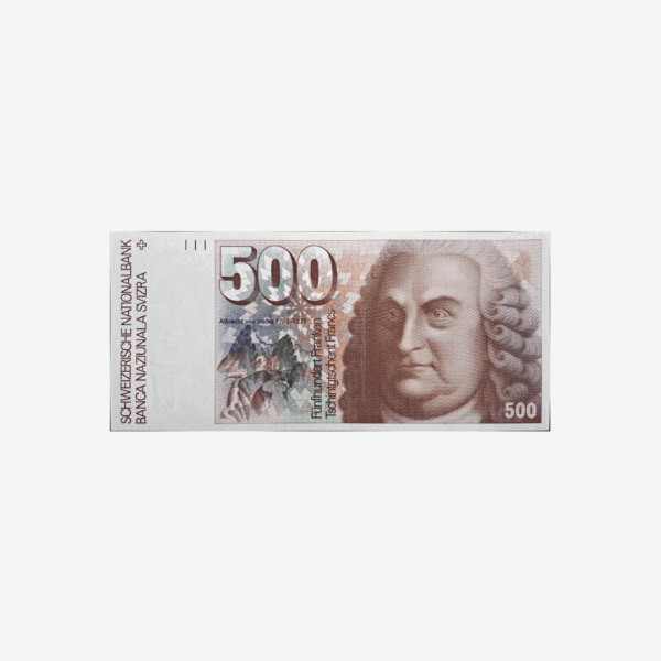 Switzerland 500 Franken 1986 Unc