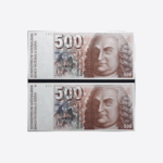 Switzerland 500 Franken 1986 consecutive Unc