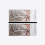 Switzerland 500 Franken 1986 consecutive Unc