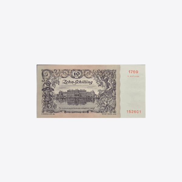 Austria 10 Schilling 1950 Unc