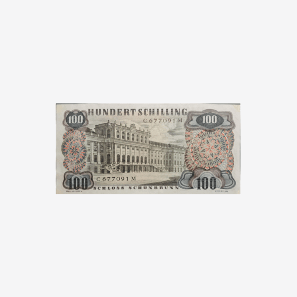 Austria 100 Schilling 1960 Unc Ecken lagen in Hühle